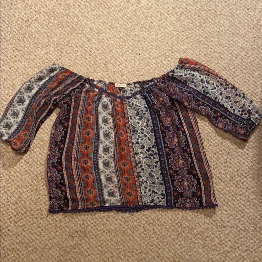 Bohemian light blouse
